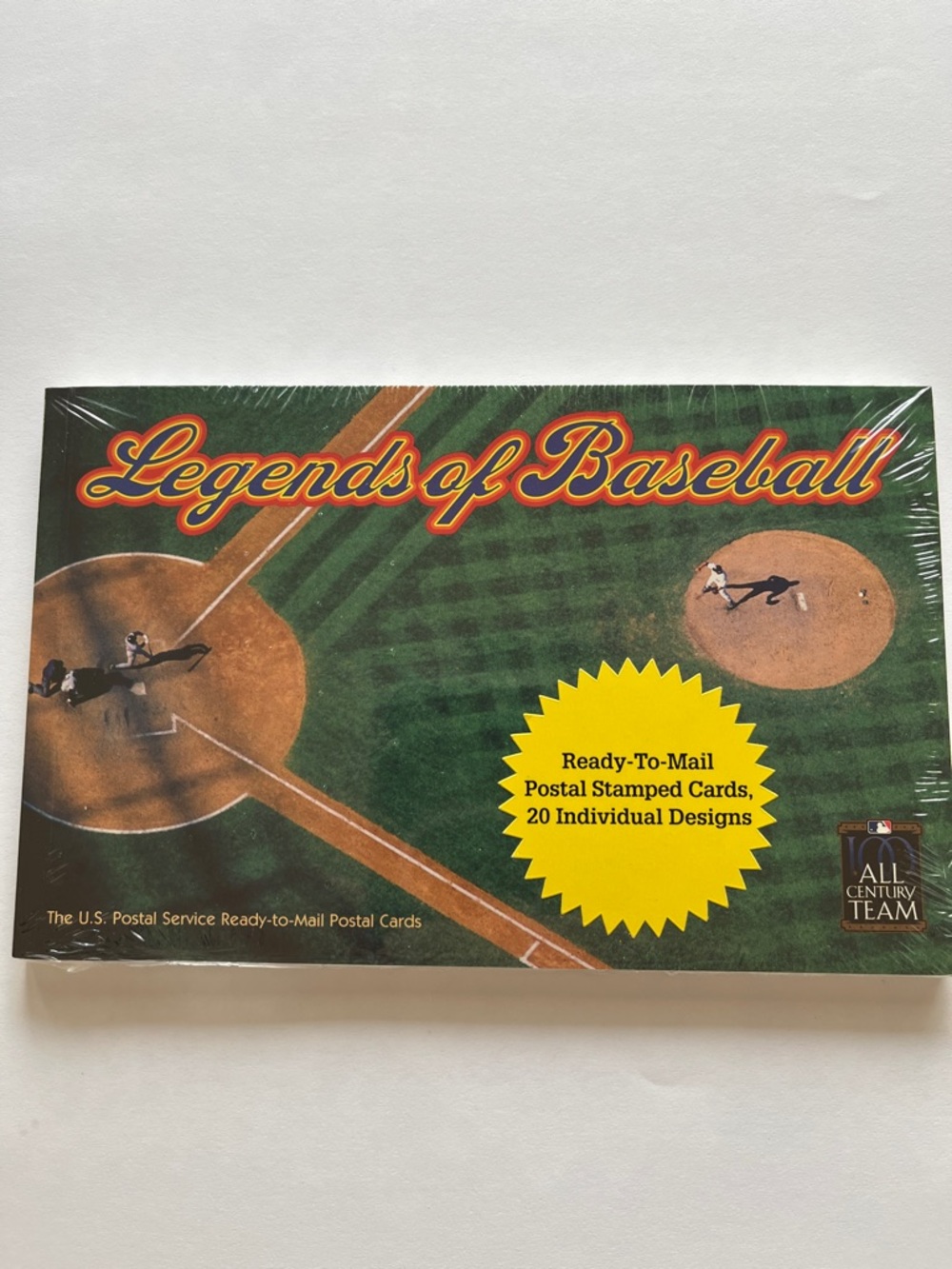 Legends of Baseball Ready-to-Mail Postal Cards - Green